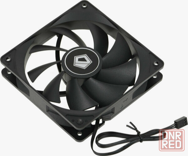 Вентилятор для корпуса Id-Cooling 120x120mm 3pin 1250rpm Black (Fl-12025k) (арт-7102) Донецк - изображение 2