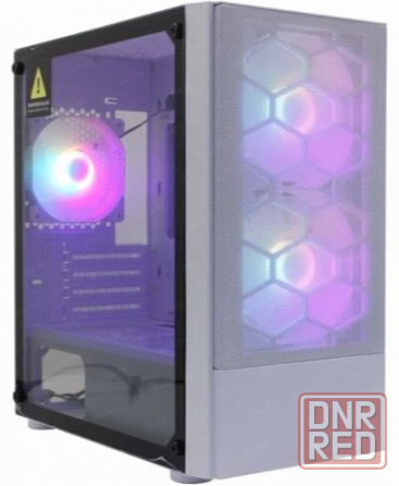 Корпус 1stplayer Firebase X4-M White X4-M-Wh-2f1p-W-1f1-W (арт-9463) Донецк - изображение 1