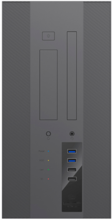 Корпус Mini-Tower Powerman (Ek303bk) без бп, Mini Itx, Black, No Led. (арт-9159) Донецк