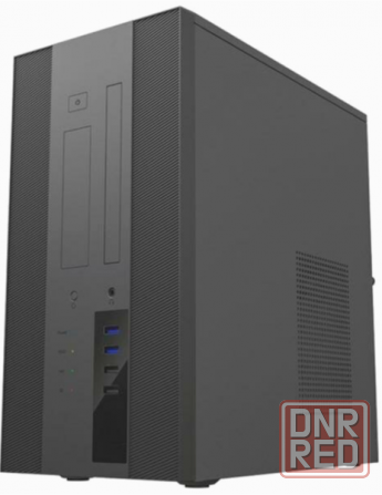 Корпус Mini-Tower Powerman (Ek303bk) без бп, Mini Itx, Black, No Led. (арт-9159) Донецк - изображение 1