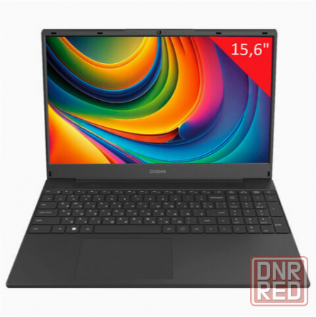 Ноутбук Digma Eve A5820 15,6, Ryzen 3 3200u, 8 гб, Ssd 256 гб, Windows 11 Pro, черный, Dn15r3-8cxw02 Макеевка - изображение 1