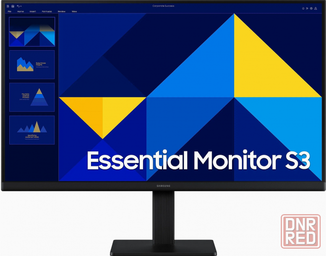 Монитор 23.6" Samsung S24d300gai, Ips/Fullhd/100гц (Ls24d300gaixci) черный (арт-6482) Макеевка - изображение 1