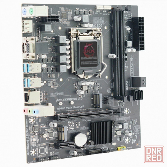 Материнская плата Afox Ih470d4-Ma5-V2 , Lga1200, Rtl (арт-8283) Макеевка - изображение 2