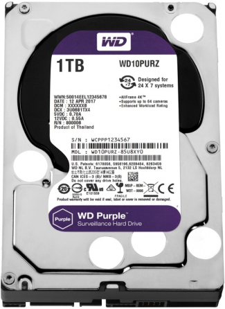 Жесткий диск Western Digital Wd Purple 1 тб Wd10purz (арт-1965) Донецк