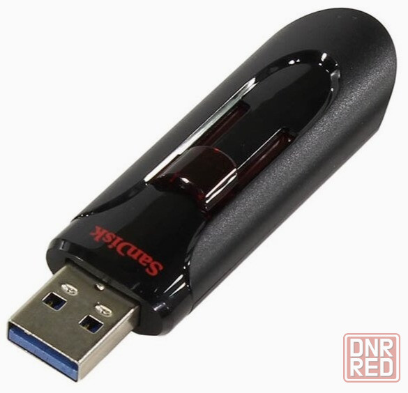 Usb Flash Drive 128gb - Sandisk Cruzer Glide 3.0 Black Sdcz600-128g-G35 (арт-8286) Донецк - изображение 2