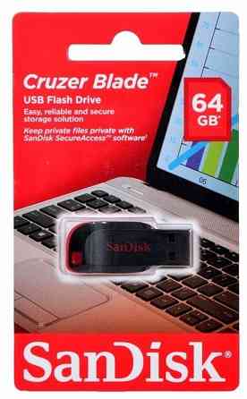Usb Flash Drive 64gb - Sandisk Cruzer Blade Sdcz50-064g-B35 (арт-6440) Донецк