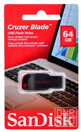 Usb Flash Drive 64gb - Sandisk Cruzer Blade Sdcz50-064g-B35 (арт-6440) Донецк - изображение 1