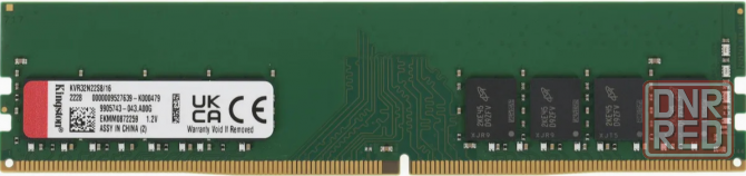 Память Kingston Fury Dimm Pc4-25600 Kvr32n22s8/16, 16гб, 1.2 в (арт-1598) Донецк - изображение 1