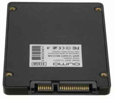 Внутренний Ssd 512gb Qumo Novation Tlc 3d 2.5" (Q3dt-512gsсY) 550/500 Mb/S, Sm2258xt (арт-5917) Донецк