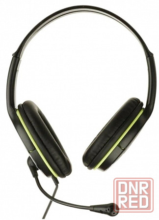 Компьютерная гарнитура Genius Hs-400a, черный/зеленый (арт-7196) Донецк - изображение 2
