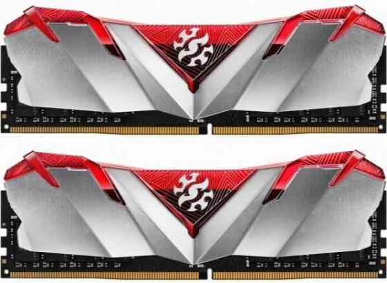 Модуль памяти Adata 16gb (2 X 8gb) Udimm, Xpg Gammix D30, 3200mhz Cl16-20-20, 1.35v, красный радиато Донецк