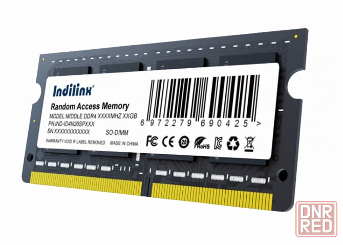 Оперативная память So-Dimm Indilinx Ddr3 8gb 1600mhz Cl11 Ind-Id3n16sp08x (арт-8202) Донецк - изображение 1