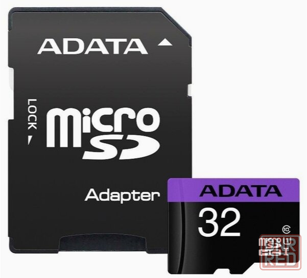 Карта памяти Adata Microsdhc 32gb (Ausdh32guicl10-Ra1) (арт-8359) Донецк - изображение 1