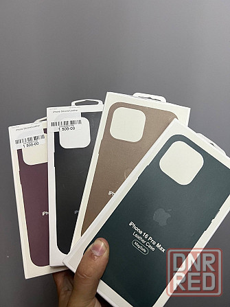 Оригинальные кожаные чехлы на IPhone 16 pro max с magsafe Макеевка - изображение 1