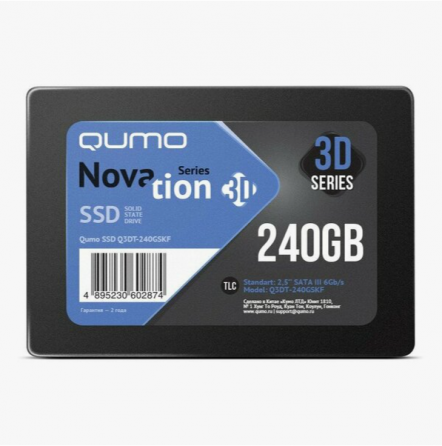 Твердотельный накопитель Ssd 2.5" Qumo (Q3dt-240gskf) 240гб (арт-7253) Донецк