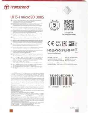 Карта памяти 32gb Transcend Ts32gusd300s-A Microsdhc Class 10 U1 300s + адаптер (арт-7480) Донецк