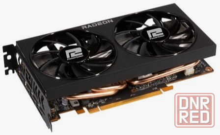 Видеокарта Powercolor Radeon Rx 6600 Fighter 8гб 8gbd6-3dh б/у (арт-2148) Донецк - изображение 1