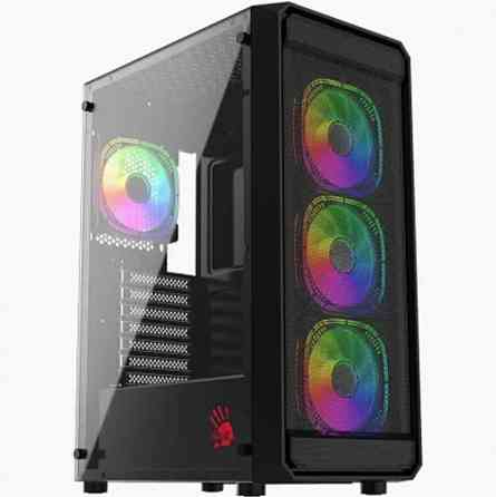 Компьютерный корпус Bloody Bd-Cc114f (Bd-Cc114f-Bk) черный - Midi Tower, Atx, Micro-Atx, Mini-Itx, U Макеевка