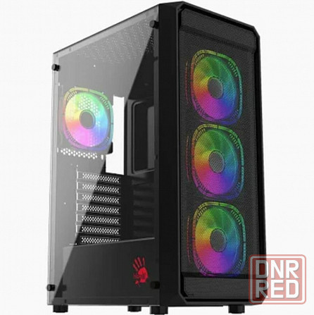 Компьютерный корпус Bloody Bd-Cc114f (Bd-Cc114f-Bk) черный - Midi Tower, Atx, Micro-Atx, Mini-Itx, U Макеевка - изображение 1