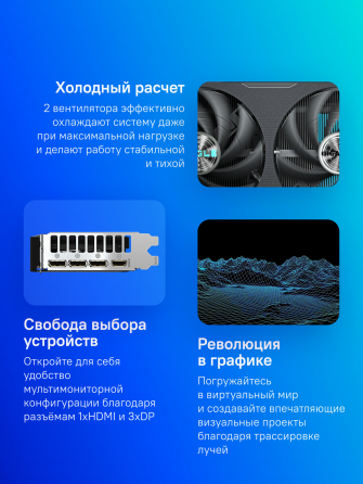 Видеокарта Gigabyte Gv-N5060eagle Oc-8gd 1.0 8гб, Ret (арт-6522) Макеевка