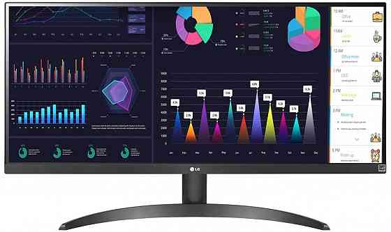 Игровой монитор 29" Lg Ultrawide 29wq500-B, 2560x1080, Ips, 100гц, 1хHdmi, 1хDp, черный [29wq500-B. Макеевка