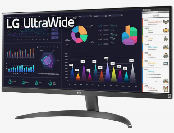 Игровой монитор 29" Lg Ultrawide 29wq500-B, 2560x1080, Ips, 100гц, 1хHdmi, 1хDp, черный [29wq500-B. Макеевка