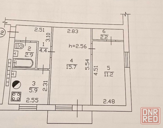 Продам 2 комнатную квартиру в стадии ремонта ,ватутина, мфц Донецк - изображение 6