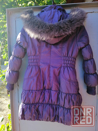 Продам пальто для девочки пуховик р. 36 Донецк - изображение 6