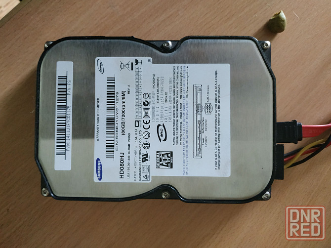 Жёсткий диск SAMSUNG HD080HJ Донецк - изображение 1