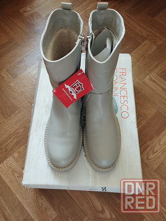 Продам новые фирменные сапоги Francesco Donni 39р., по стельке 26см Донецк - изображение 1