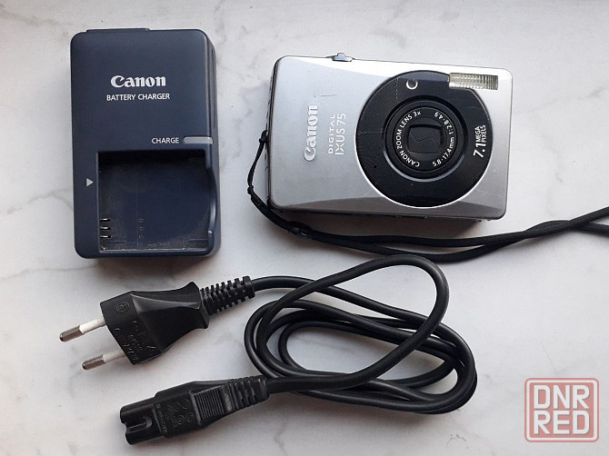 Цифровой фотоаппарат Canon ixus 75 made in Japan Донецк - изображение 1