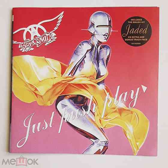 Компакт-диск / CD: Aerosmith - 2001 "Just Push Play", неофициальное издание, Россия Донецк