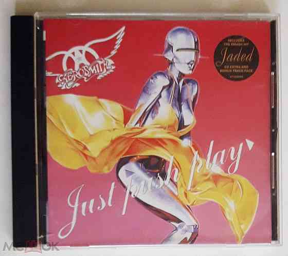 Компакт-диск / CD: Aerosmith - 2001 "Just Push Play", неофициальное издание, Россия Донецк