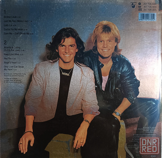 Виниловая пластинка LP "Modern Talking"-"Ready For Romance" Донецк - изображение 2