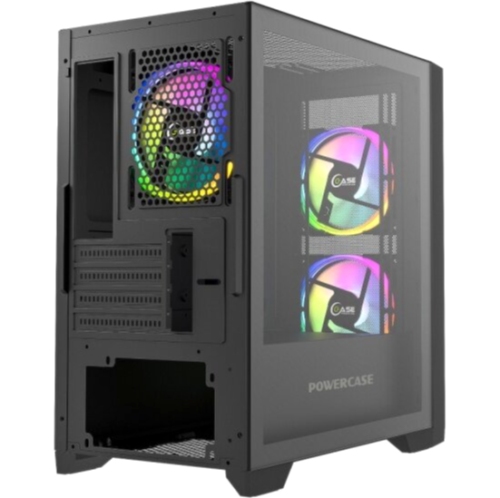 Корпус Powercase Alisio Micro Z3b Argb, черный (Camzb-A3) (арт-3452) Донецк