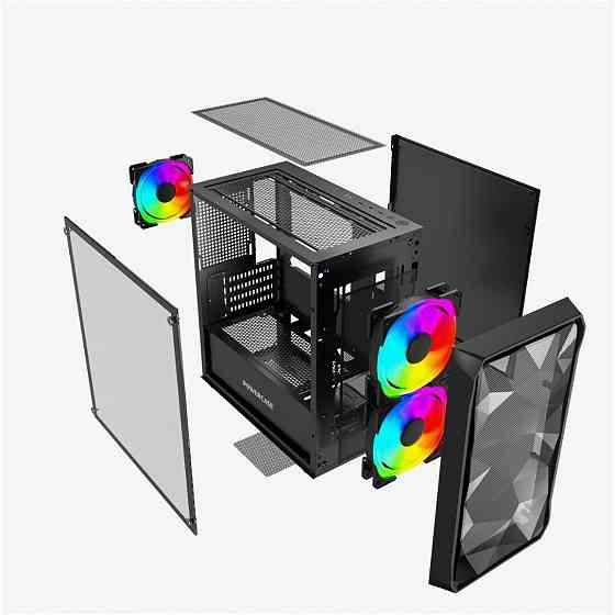 Корпус Powercase Mistral Micro A3b Argb, черный (Cmmab-A3) (арт-3417) Донецк