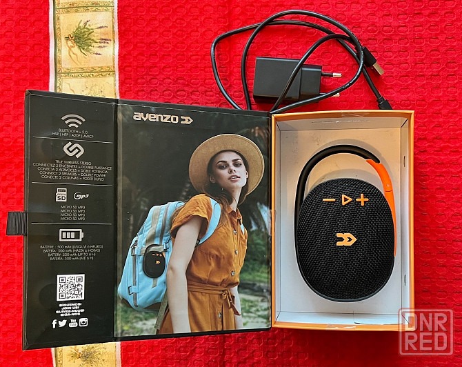 Акустическая колонка AVENZO портативная, блютуз Донецк - изображение 5