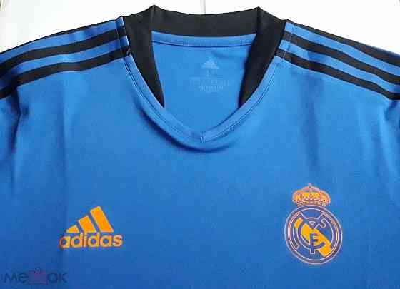 Футболка мужская Adidas REAL TR JSY, новая, цвет синий, размер M, Таиланд Донецк