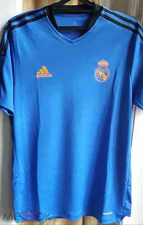 Футболка мужская Adidas REAL TR JSY, новая, цвет синий, размер M, Таиланд Донецк