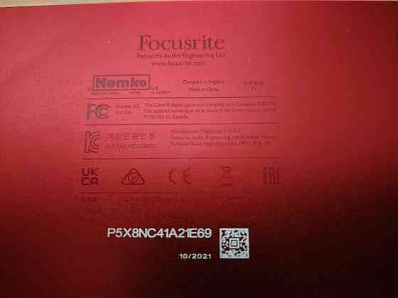 Внешняя звуковая карта Focusrite scarlett 2i2 3rd Донецк