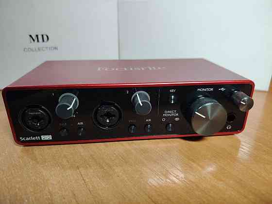 Внешняя звуковая карта Focusrite scarlett 2i2 3rd Донецк