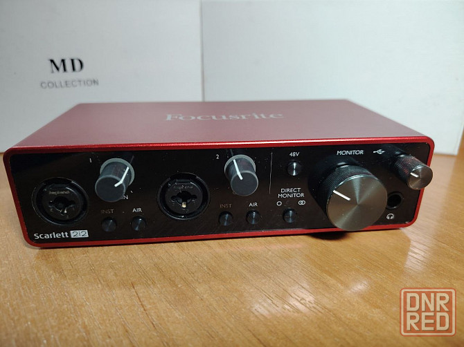 Внешняя звуковая карта Focusrite scarlett 2i2 3rd Донецк - изображение 1