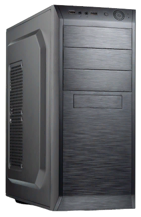 Корпус Foxline Fl-815-Fz450r Miditower 450 вт Atx цвет черный Fl-815-Fz450r (арт-9886) Донецк
