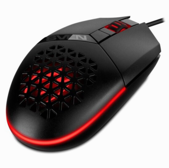 Игровая мышь Sven Rx-G735, 4000dpi, черный, Sv-021467, проводная (арт-9599) Донецк
