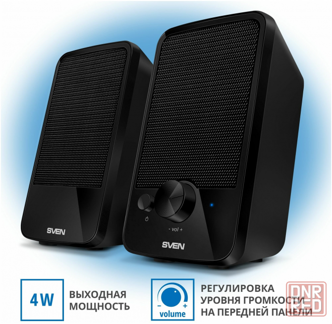Компьютерная акустика Sven 312, 4 ватт, питание от Usb, Jack 3,5 (арт-4629) Донецк - изображение 4