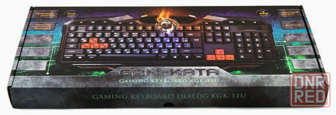 Клавиатура Dialog Gan-Kata Kgk-11u, Usb, черный тип подключения: проводная, интерфейс: Usb (арт-4084 Донецк - изображение 4