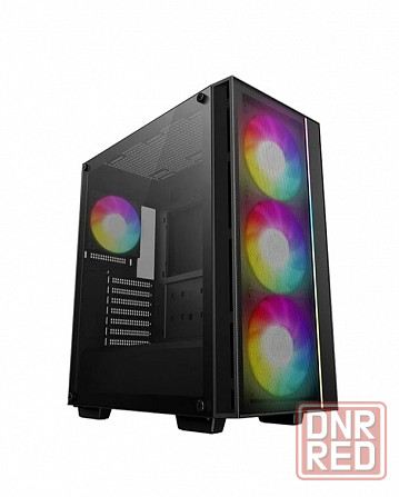 Корпус Deepcool Matrexx 55 V4 Mesh черный без бп Atx 7x120mm 2x140mm 2xusb3.0 Audio Bott Psu (арт-69 Донецк - изображение 1