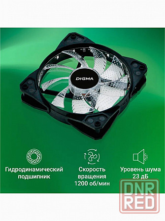 Вентилятор для корпуса Dfan-Frgb2 Rgb 120х120x25 (Molex) (арт-5674) Донецк - изображение 2