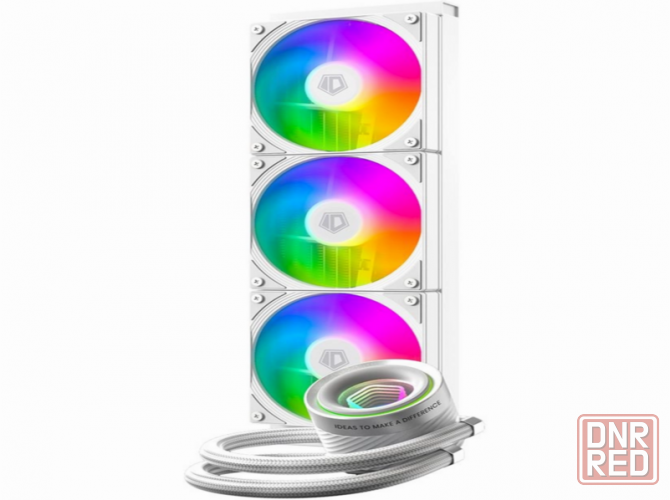 Сво для процессора Id-Cooling Fx360 Inf White (All Intel/Amd, 3*120mm Fan, 2900rpm, 27.2 дб, 350w, P Донецк - изображение 2