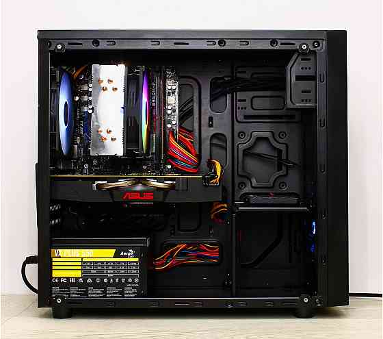 Игровой компьютер Byte-Vulcan Fire | Amd Ryzen 5 1500x (4ядер/8потоков) | 550w | Ssd 1тб | 16gb | Nv Донецк